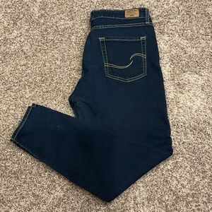 Signature by Levi Strauss Dark Blue Skinny Jeans, Size 10S